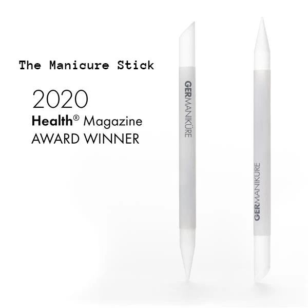 GERMANIKURE - Four Piece Glass Nail File Set in Light Blue Suede Case - Image 4