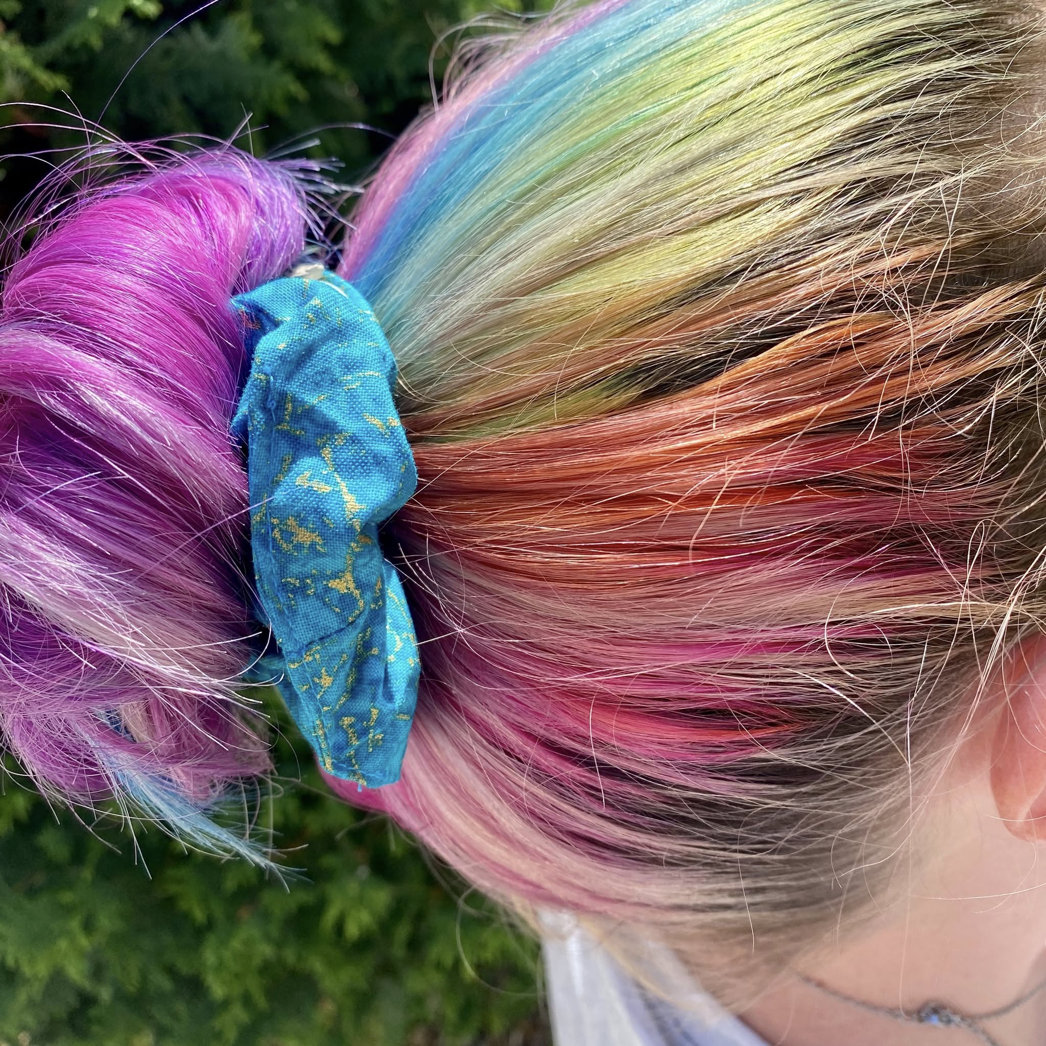 Lizmo's Creations: Scrunchie+ Duo "Teal Aura" *OVERSTOCK* - Image 13