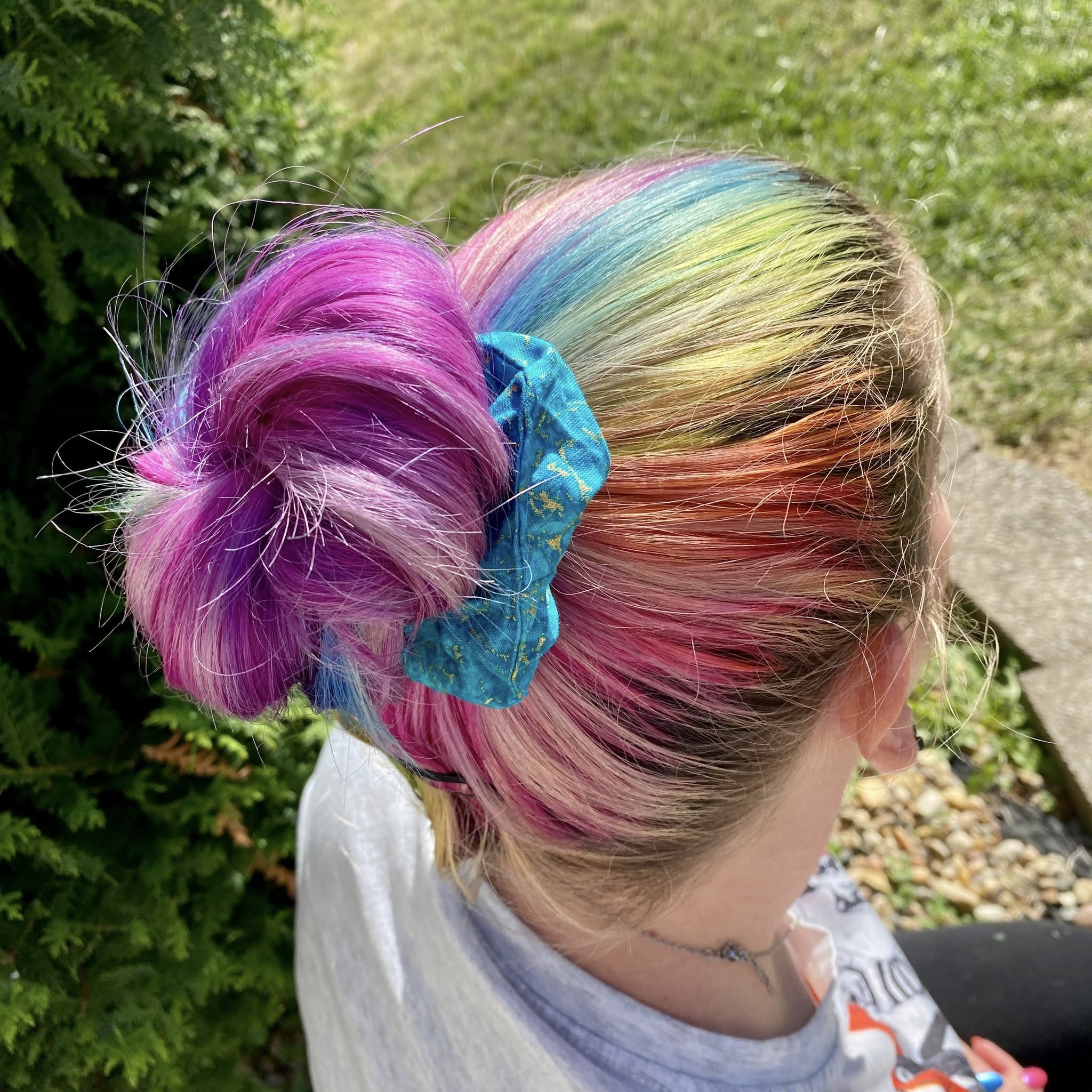 Lizmo's Creations: Scrunchie+ Duo "Teal Aura" *OVERSTOCK* - Image 14