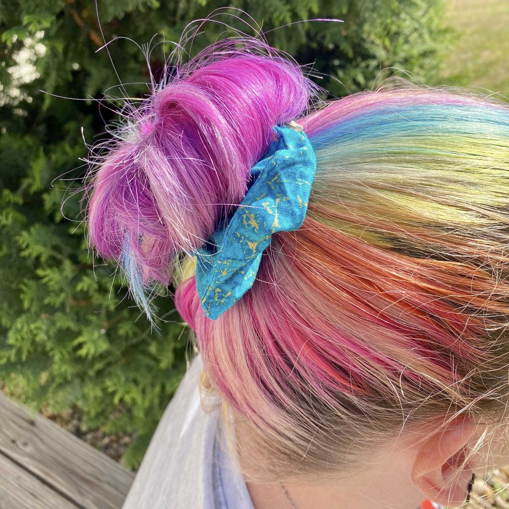 Lizmo's Creations: Scrunchie+ Duo "Teal Aura" *OVERSTOCK* - Image 15