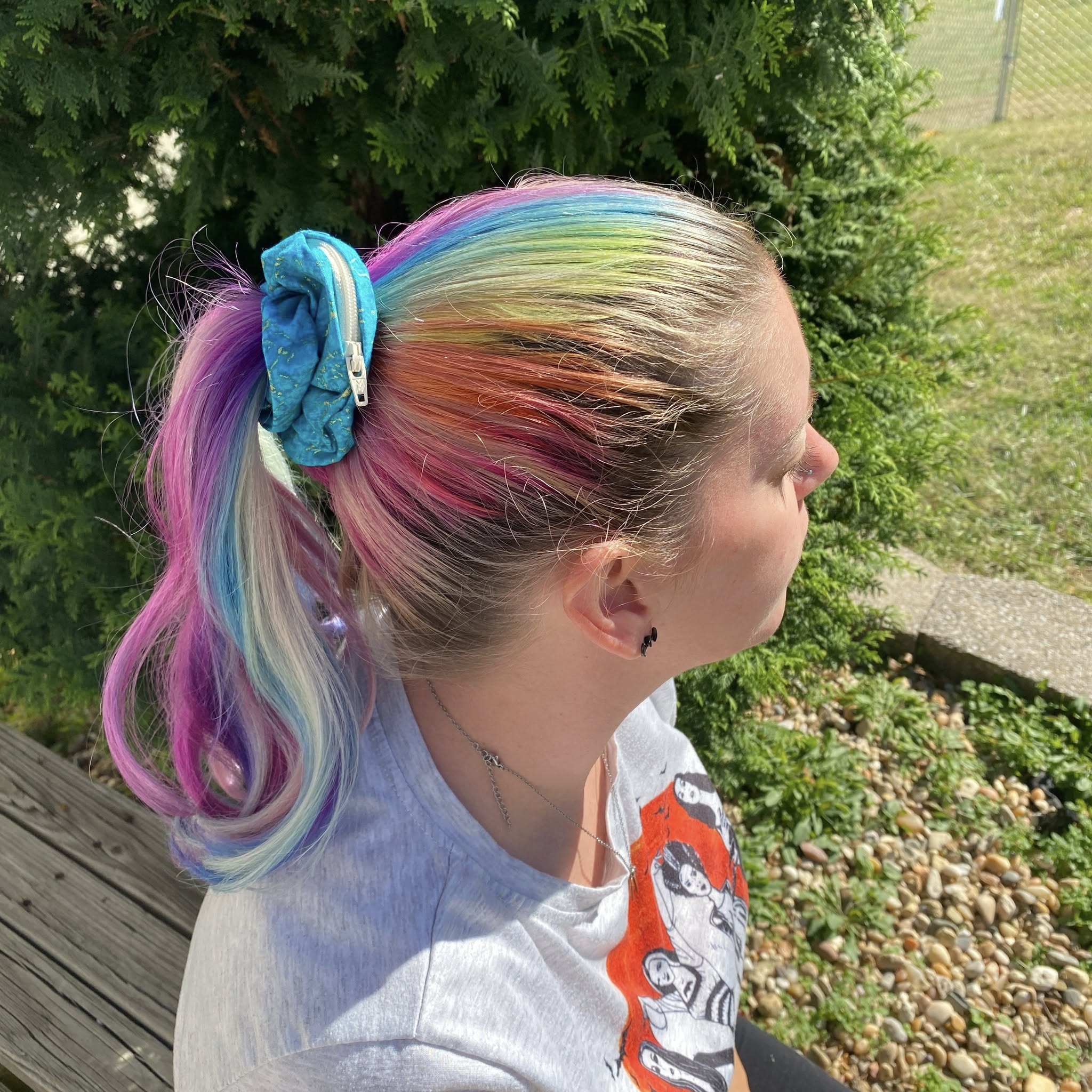 Lizmo's Creations: Scrunchie+ Duo "Teal Aura" *OVERSTOCK* - Image 16