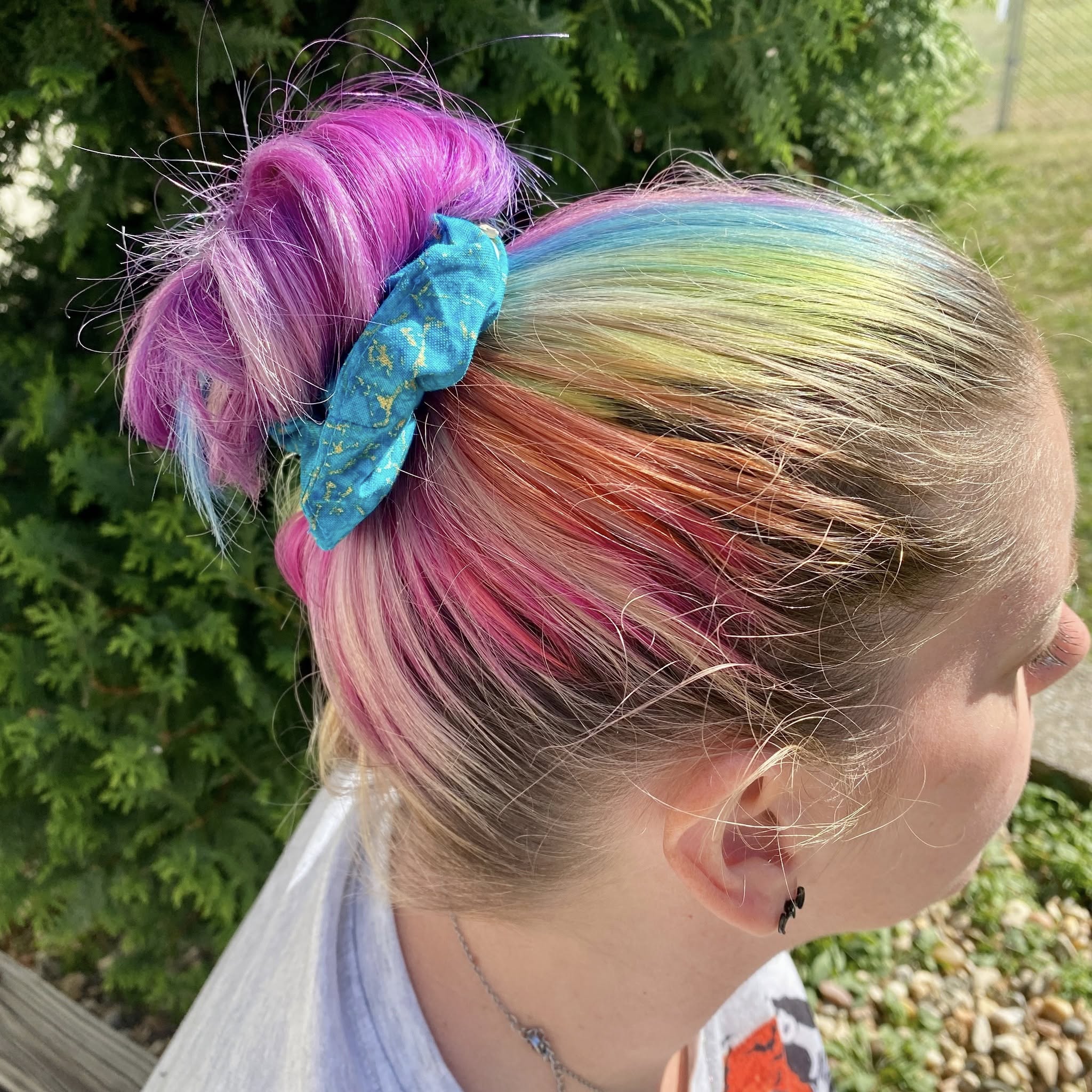 Lizmo's Creations: Scrunchie+ Duo "Teal Aura" *OVERSTOCK* - Image 17