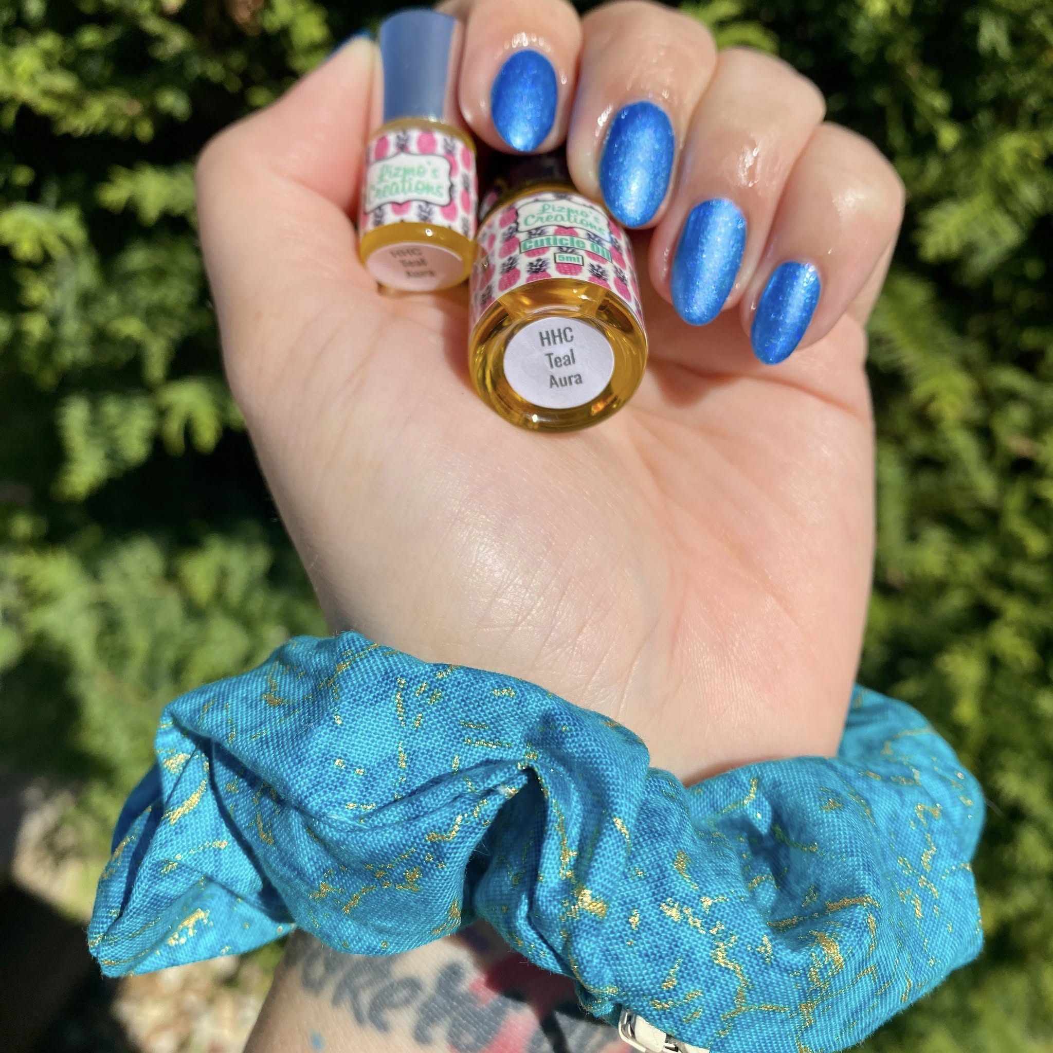 Lizmo's Creations: Scrunchie+ Duo "Teal Aura" *OVERSTOCK* - Image 19