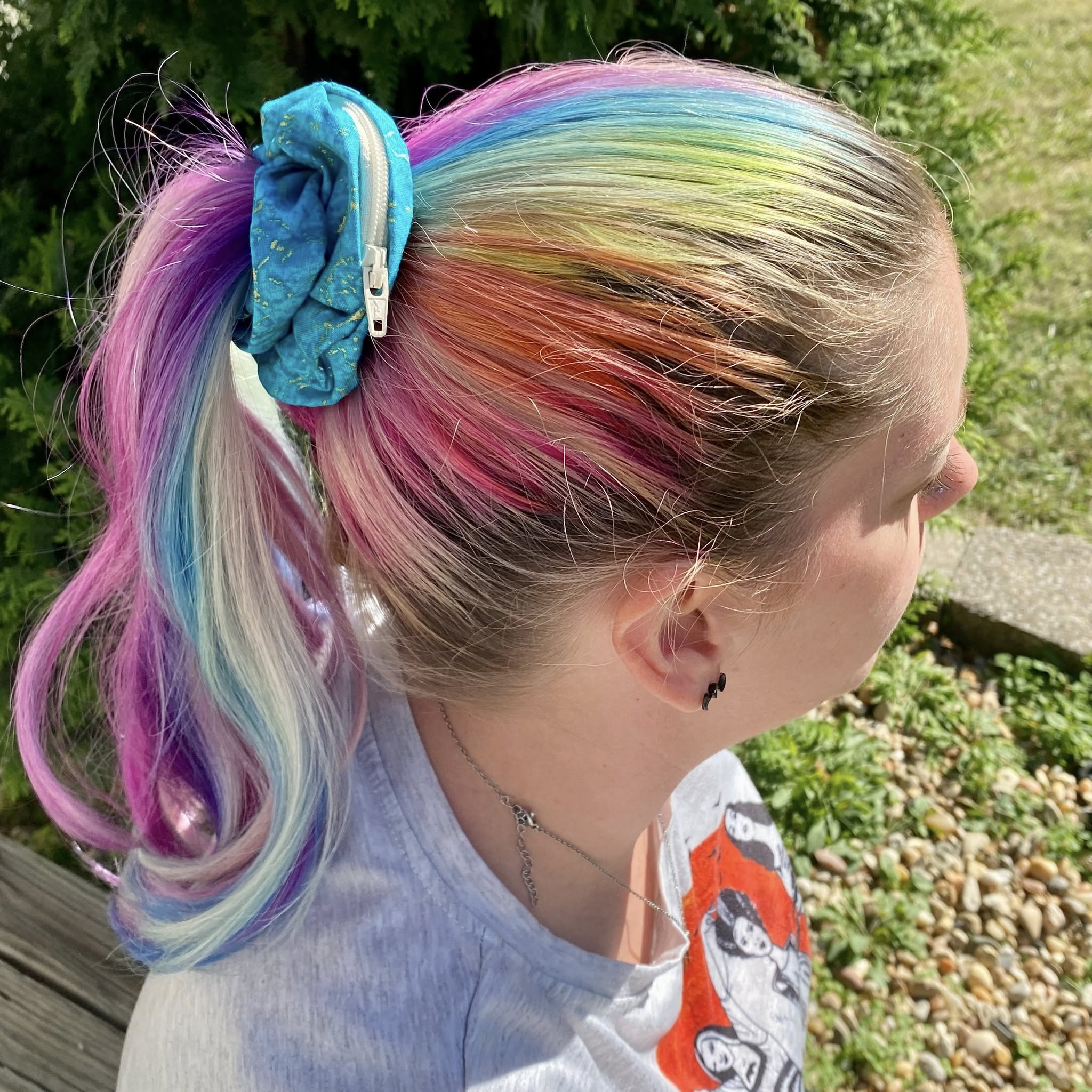 Lizmo's Creations: Scrunchie+ Duo "Teal Aura" *OVERSTOCK* - Image 20