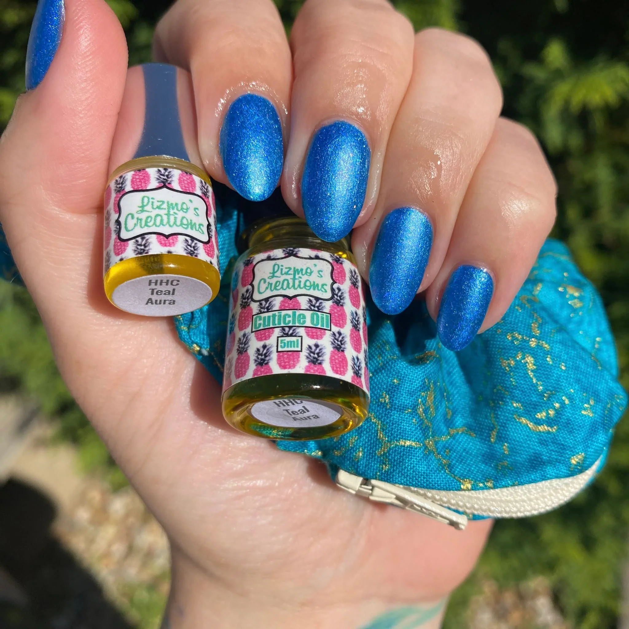 Lizmo's Creations: Scrunchie+ Duo "Teal Aura" *OVERSTOCK* - Image 21