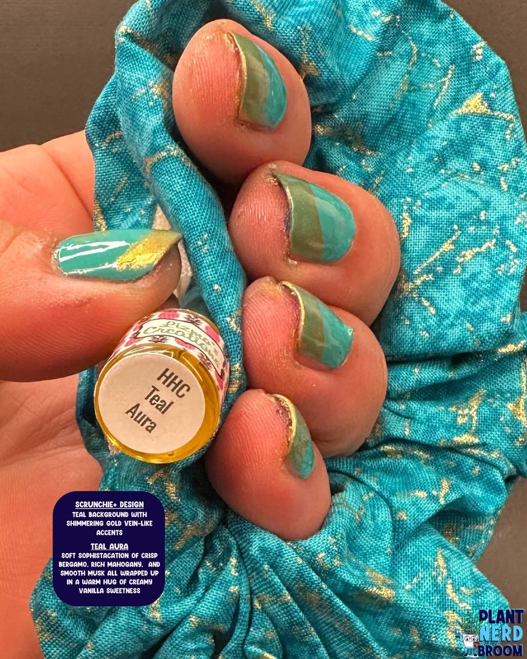 Lizmo's Creations: Scrunchie+ Duo "Teal Aura" *OVERSTOCK* - Image 22