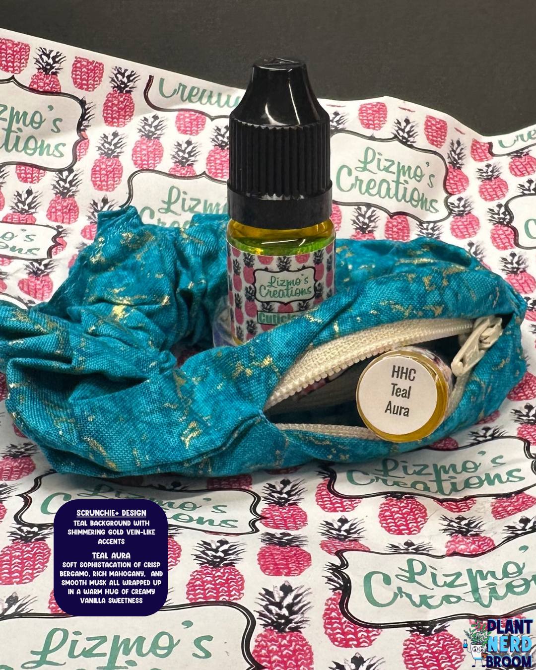 Lizmo's Creations: Scrunchie+ Duo "Teal Aura" *OVERSTOCK* - Image 26