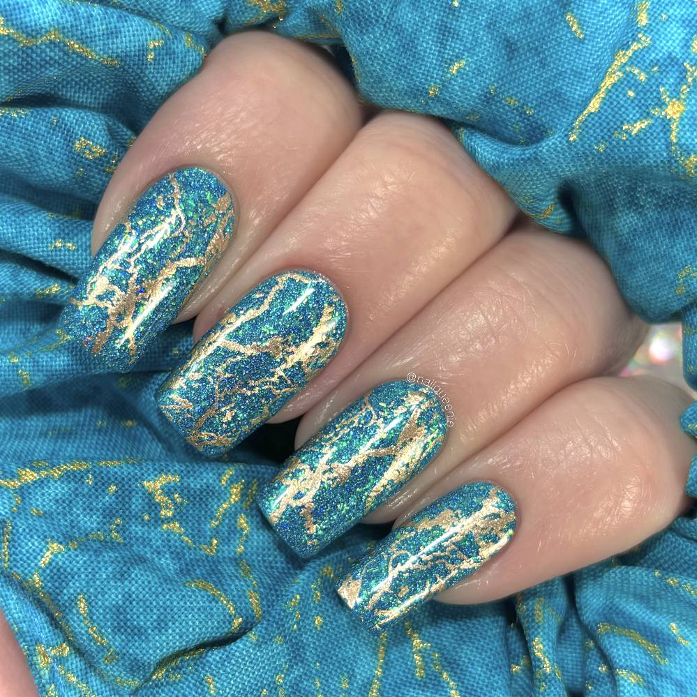 Lizmo's Creations: Scrunchie+ Duo "Teal Aura" *OVERSTOCK* - Image 28