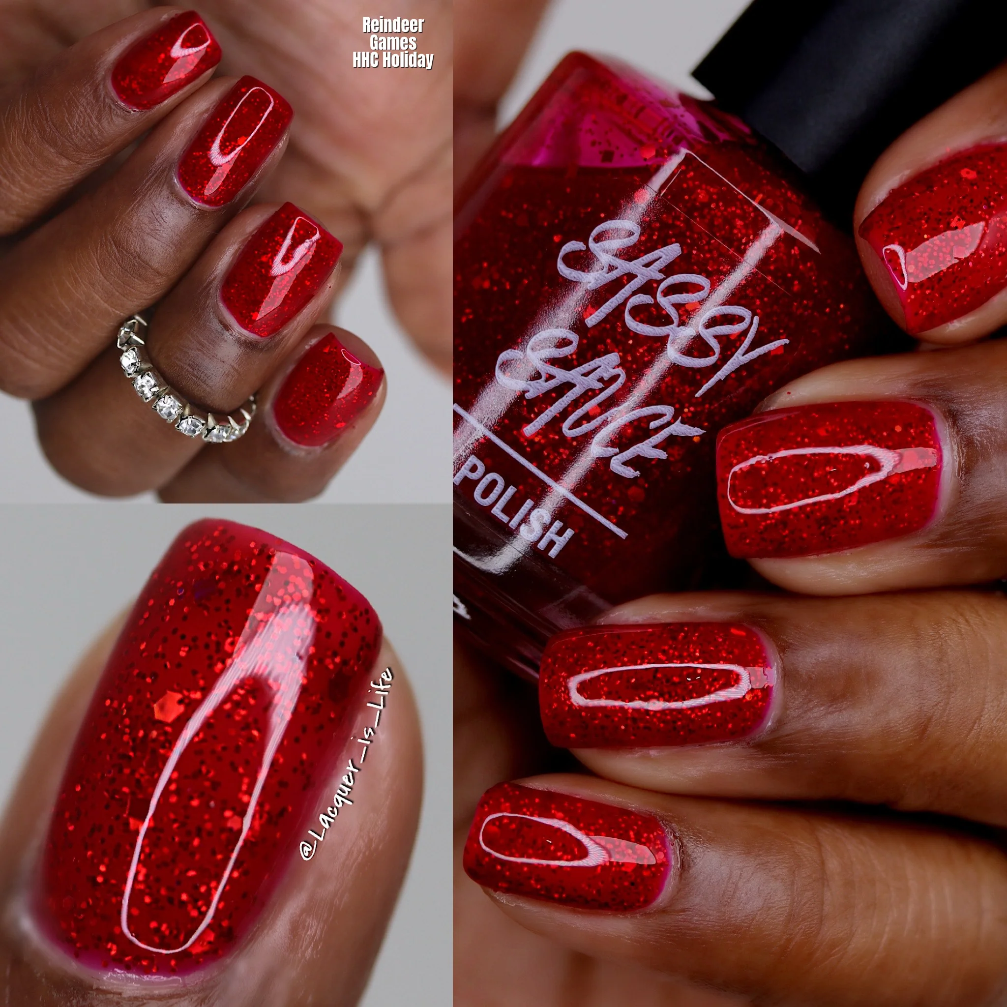 Sassy Sauce Polish: Holiday Duo "Just Elfin Around" and "Reindeer Games" *OVERSTOCK* - Image 3